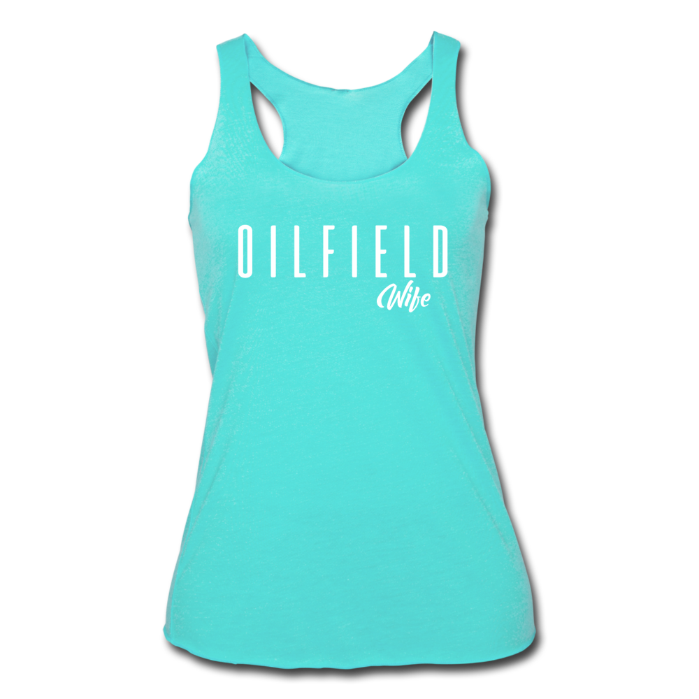 Loyalty Vibes Oilfield Wife Tank Top turquoise