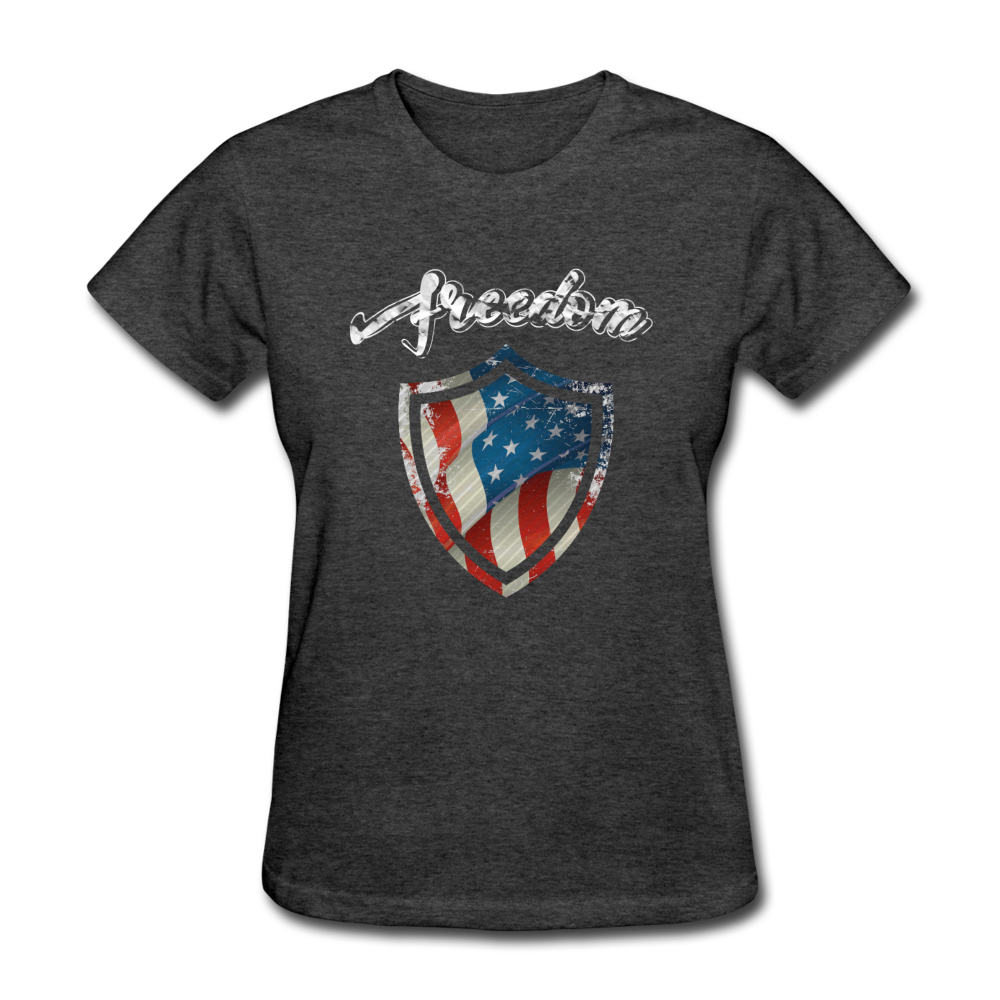 Freedom Warrior Women's T-Shirt heather black Loyalty Vibes