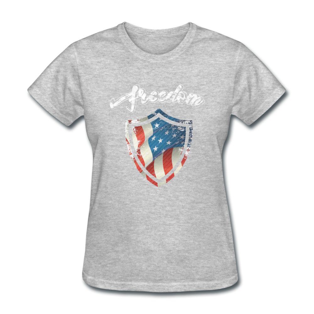 Freedom Warrior Women's T-Shirt heather gray Loyalty Vibes