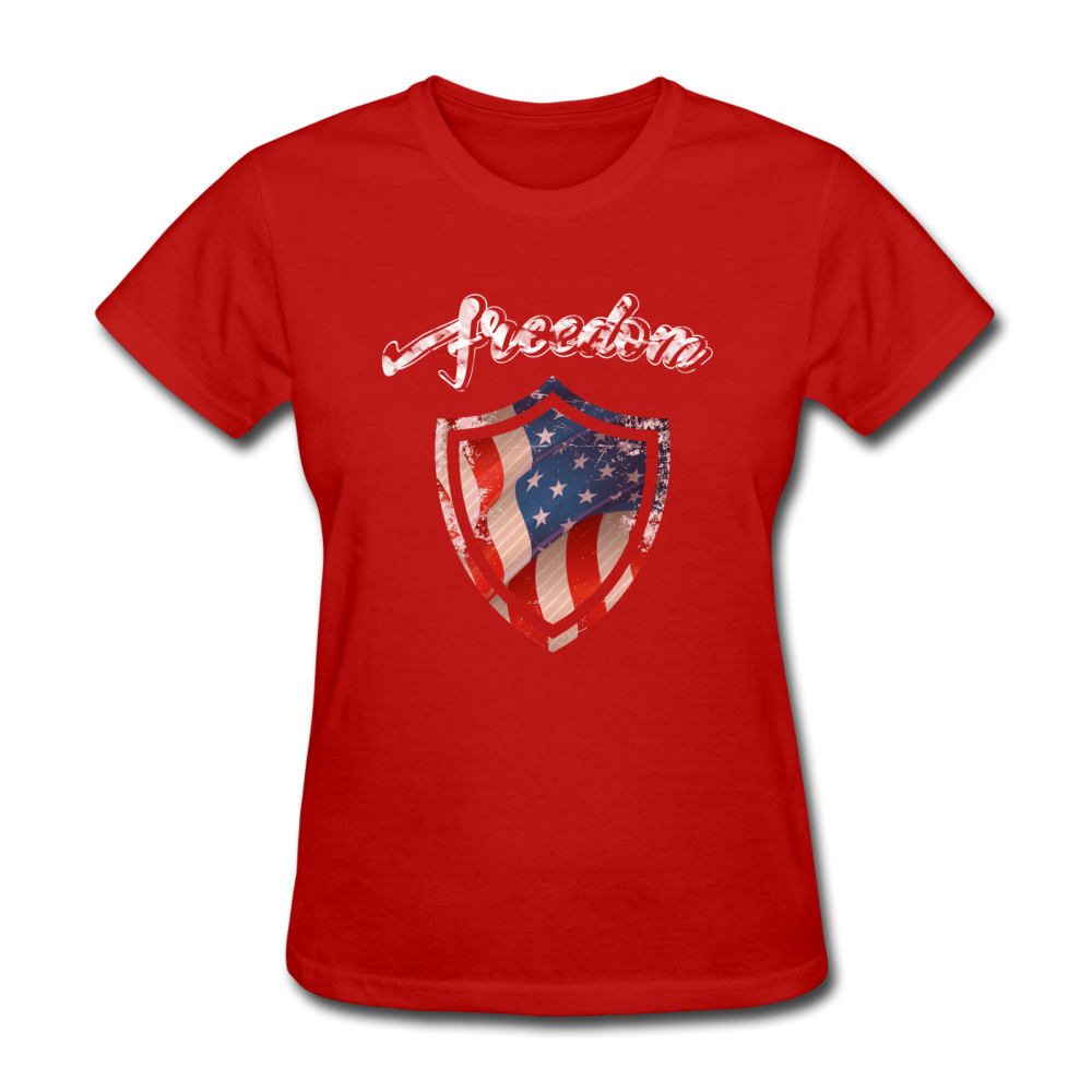Freedom Warrior Women's T-Shirt red Loyalty Vibes