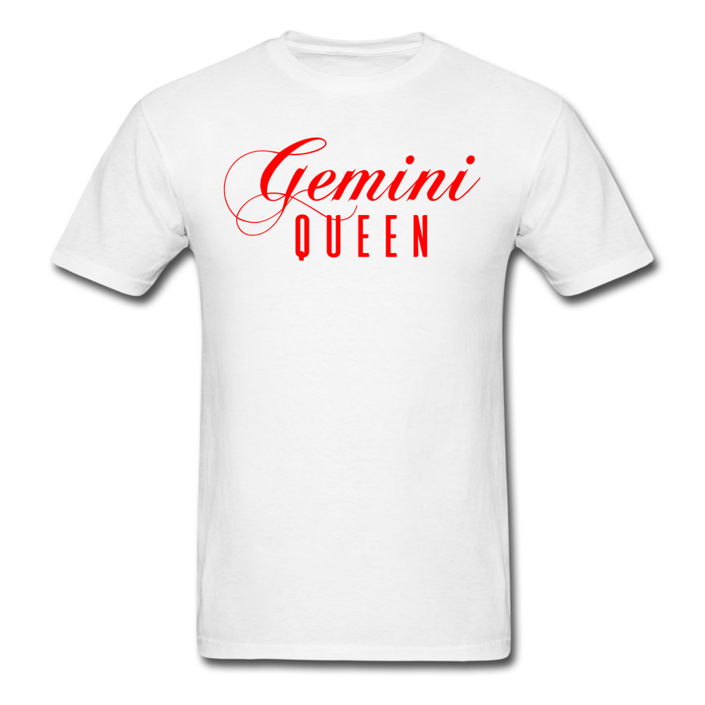 Gemini Queen T-Shirt white Loyalty Vibes