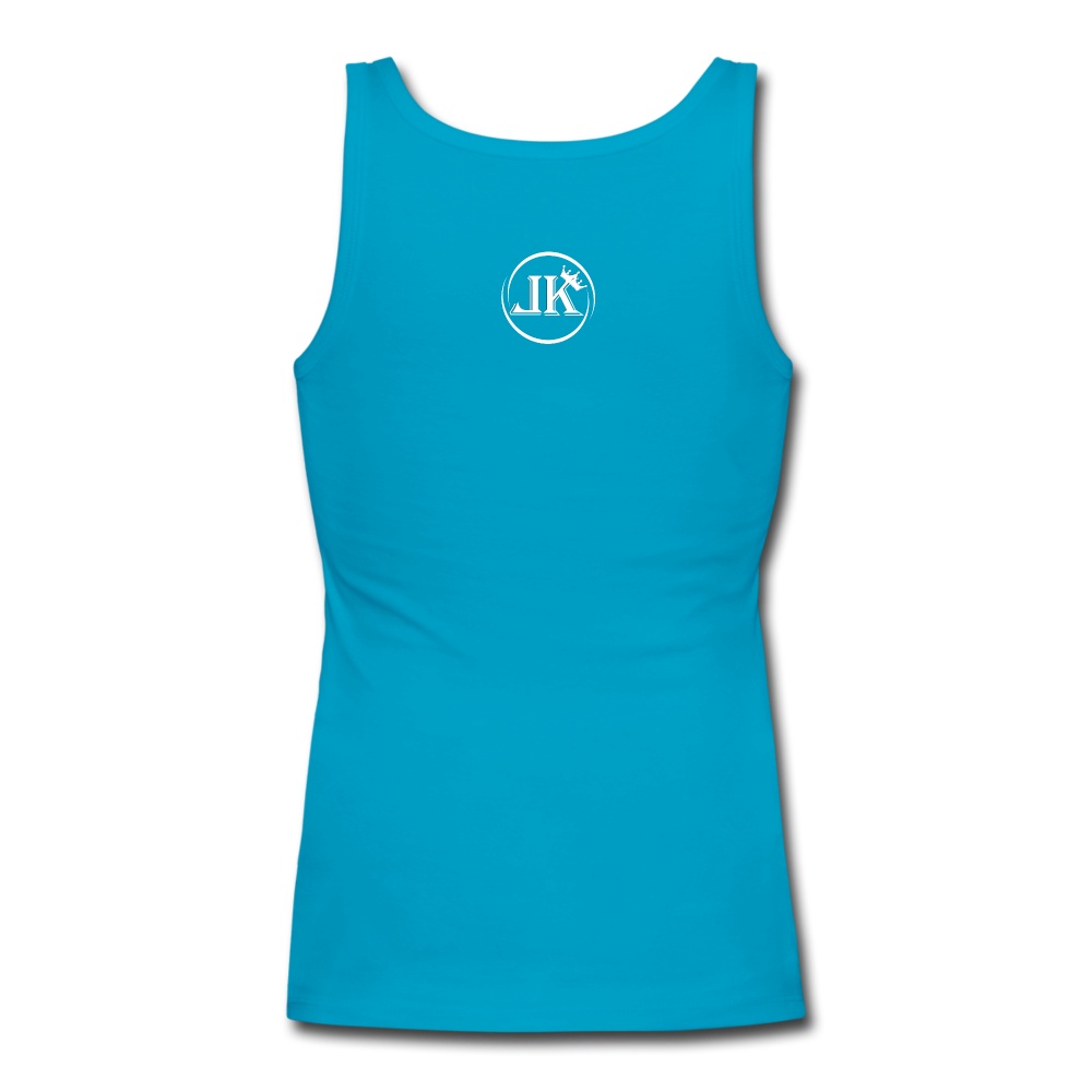 Blessed Libra Women's Fitted Tank Top - Loyalty Vibes