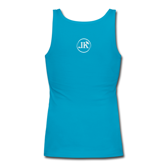 Blessed Libra Women's Fitted Tank Top Loyalty Vibes