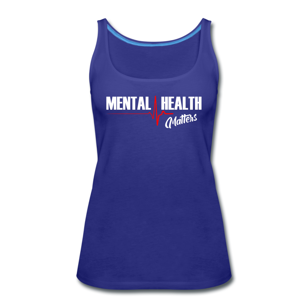 Loyalty Vibes Mental Health Matters Tank Top royal blue