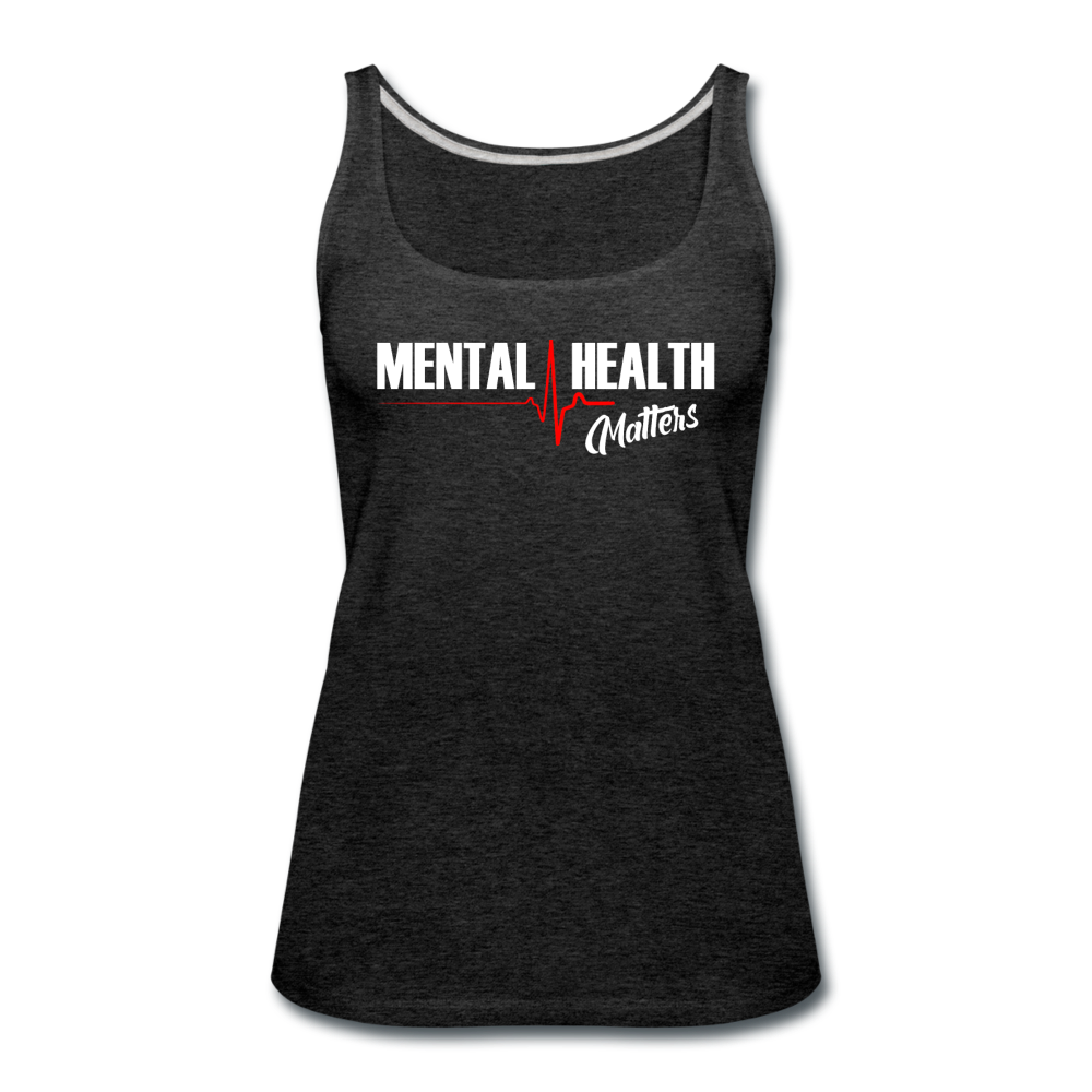Loyalty Vibes Mental Health Matters Tank Top charcoal gray