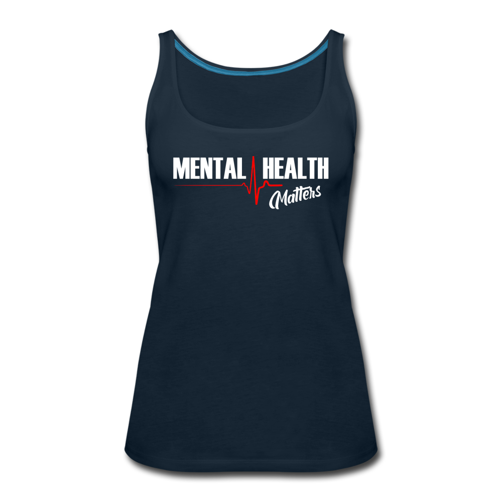 Loyalty Vibes Mental Health Matters Tank Top deep navy