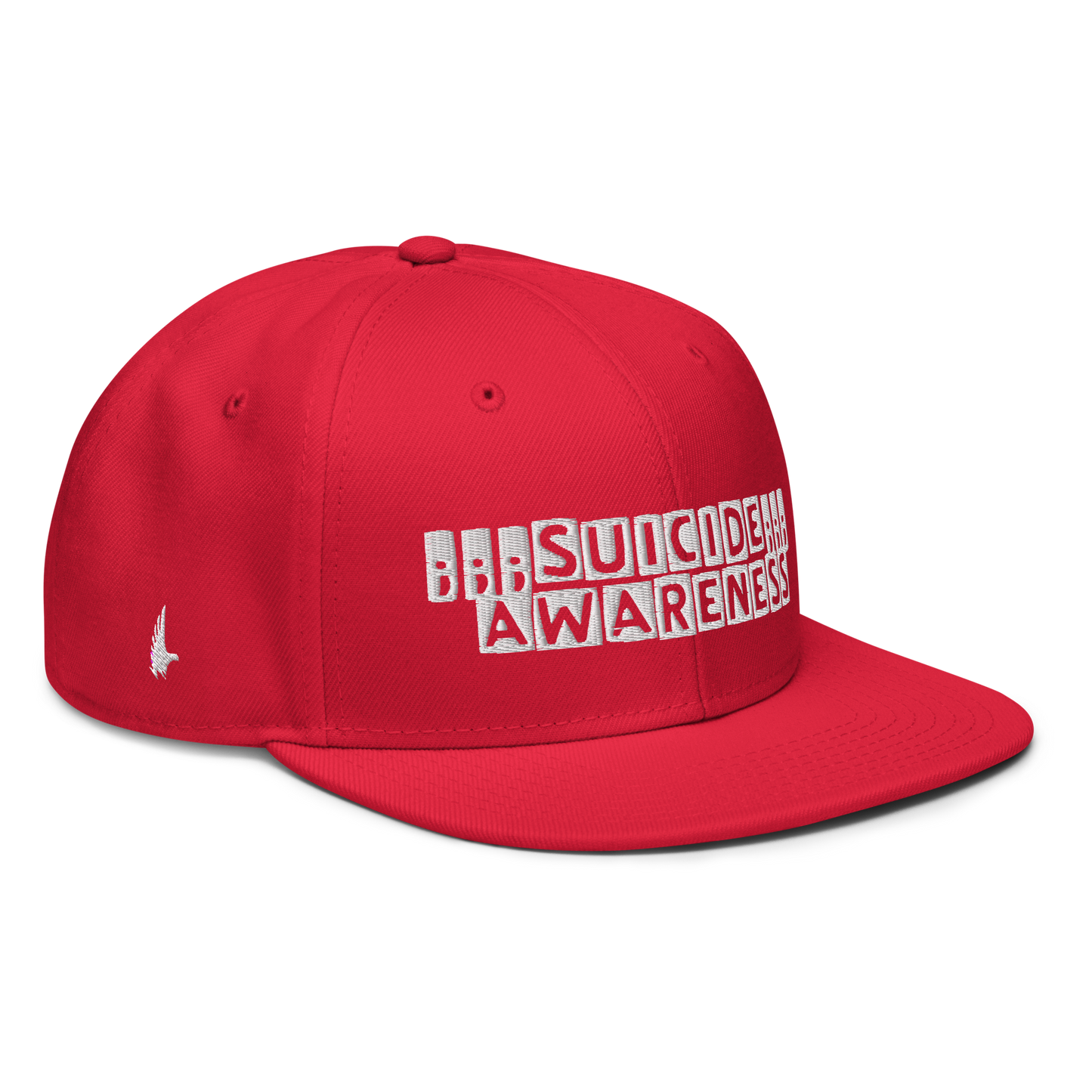 Loyalty Vibes Suicide Awareness Snapback Hat Red OS Loyalty Vibes