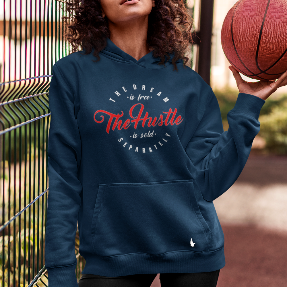 Loyalty Vibes Women's Hustle Pullover Hoodie Navy Loyalty Vibes