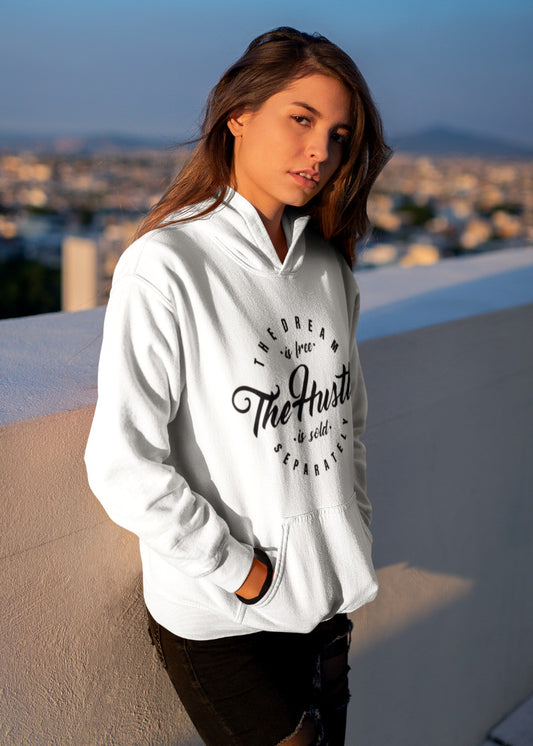 Loyalty Vibes The Hustle Hoodie White Loyalty Vibes