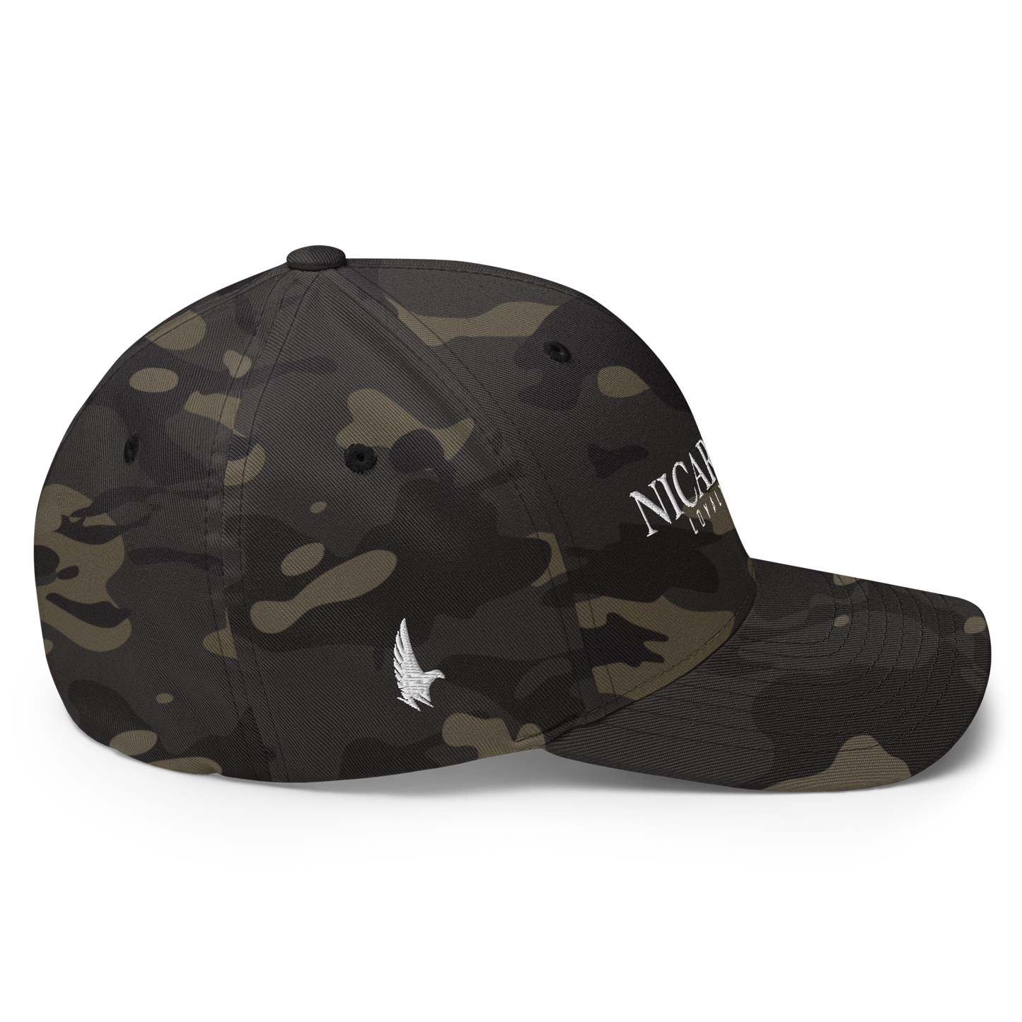 Loyalty Vibes Traditional Nicaragua Fitted Hat Loyalty Vibes