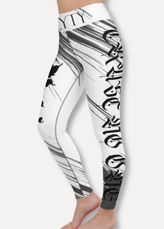 Trust No One Leggings Loyalty Vibes