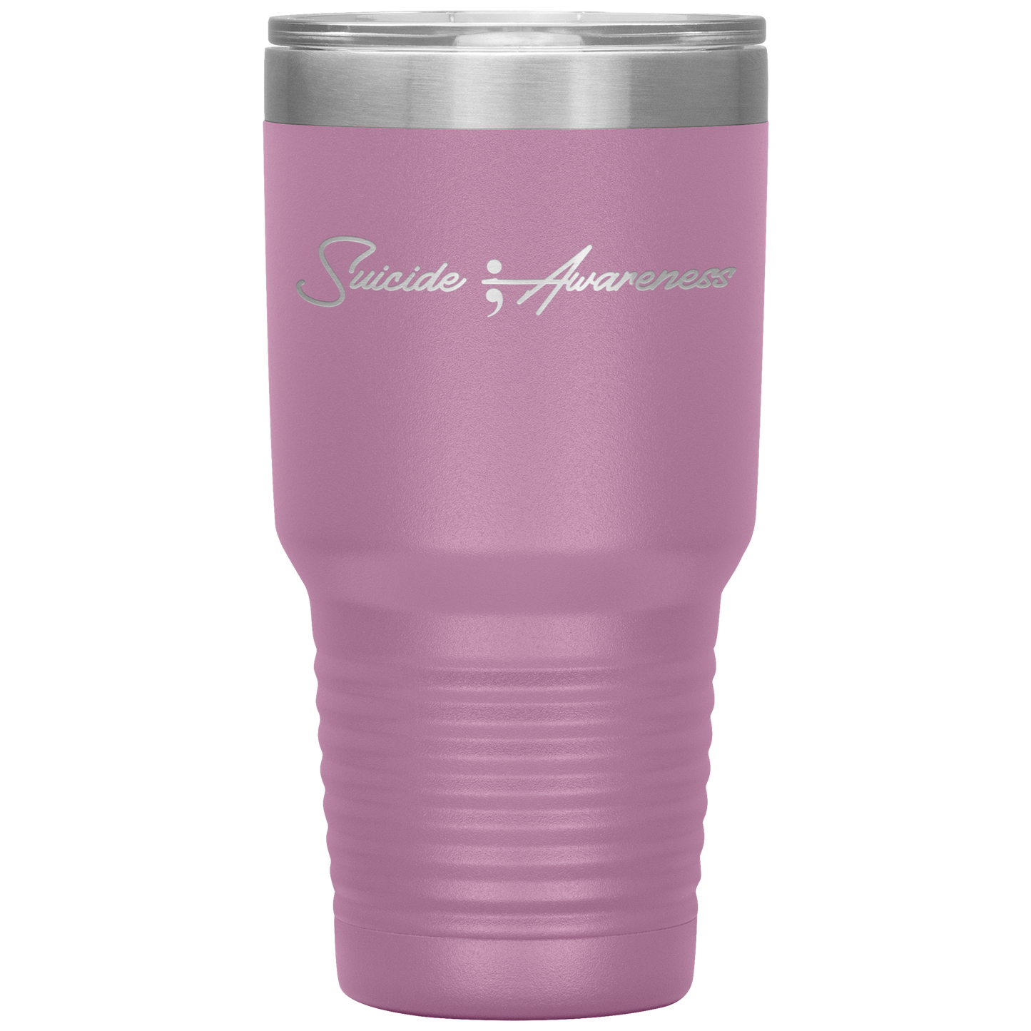 Suicide Awareness Tumbler Light Purple Loyalty Vibes
