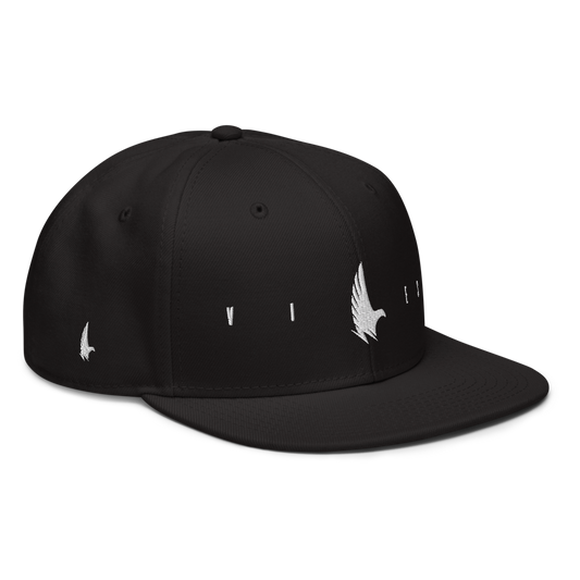 Loyalty Vibes Flex Logo Snapback Hat Black OS Loyalty Vibes