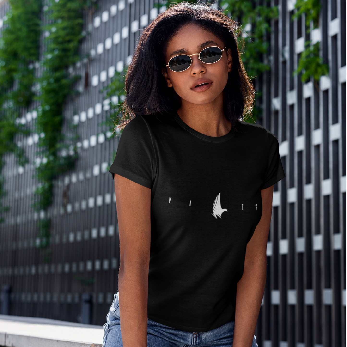 Loyalty Vibes Loyalty Vibes Flex Logo Tee Black