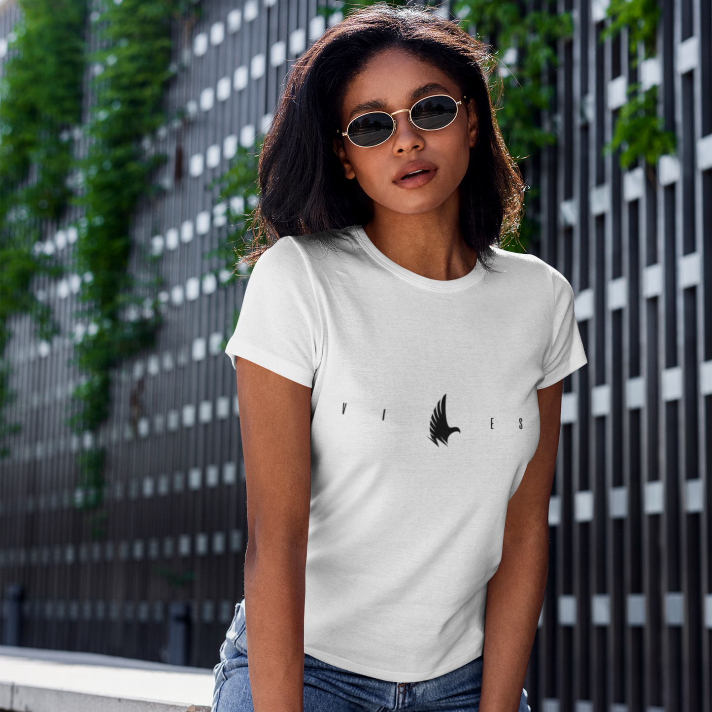 Loyalty Vibes Loyalty Vibes Flex Logo Tee White