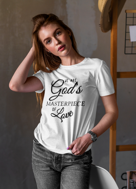 Loyalty Vibes Loyalty Vibes We Are God's Masterpiece Of Love Tee White
