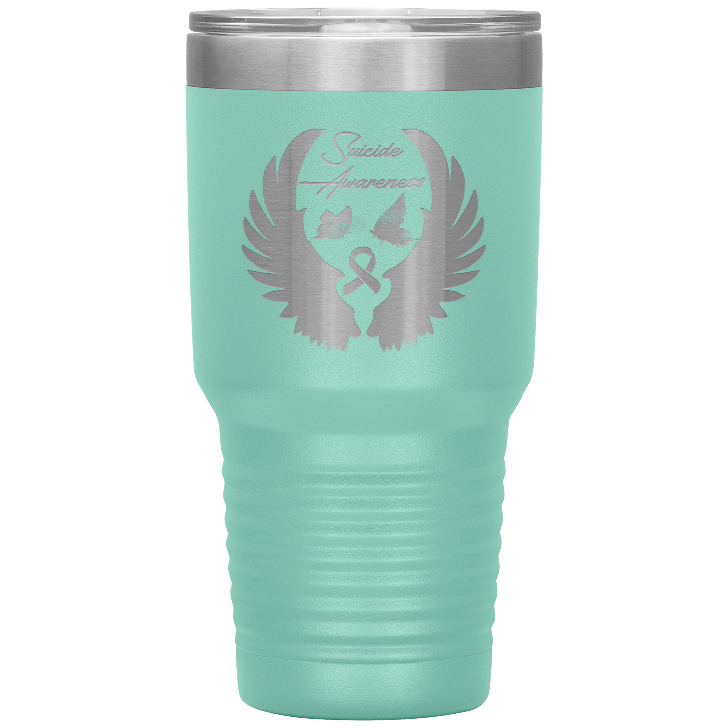 Loyalty Vibes Suicide Awareness Battle Tumbler Teal