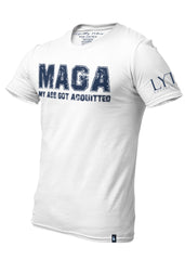 Acquitted MAGA T-Shirt White - Loyalty Vibes