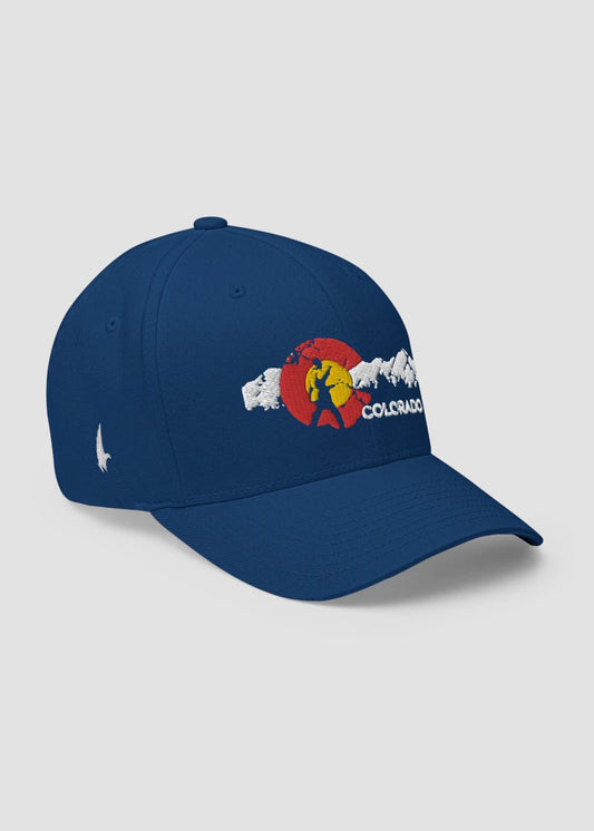 Adventures Of Colorado Fitted Hat Blue - Loyalty Vibes