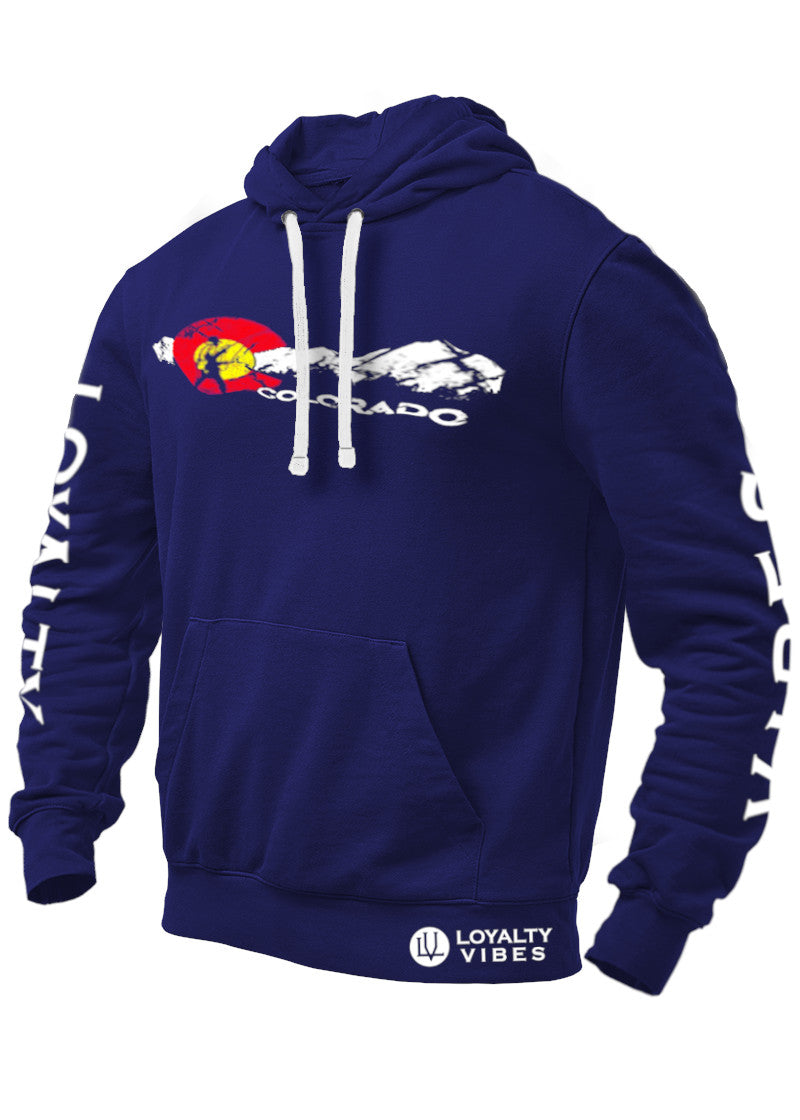 Adventures Of Colorado Hoodie Navy Blue - Loyalty Vibes