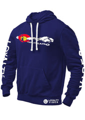 Adventures Of Colorado Hoodie Navy Blue - Loyalty Vibes