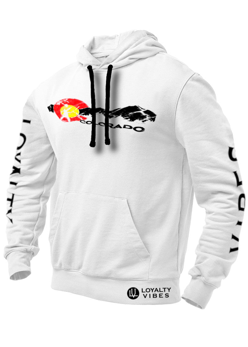 Adventures Of Colorado Hoodie White - Loyalty Vibes