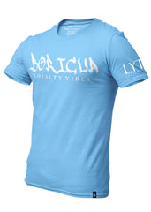 Loyalty Vibes Boricua T-Shirt Baby Blue - Loyalty Vibes