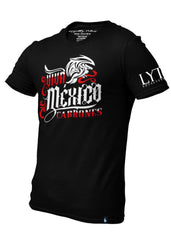 Cabrones Graphic Tee Black White Red - Loyalty Vibes