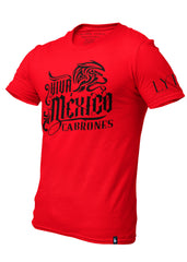 Cabrones T-Shirt Red / Black Men's - Loyalty Vibes