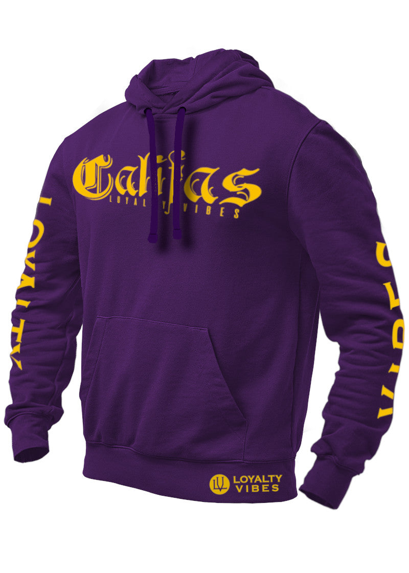 Califas Hoodie Purple Gold - Loyalty Vibes