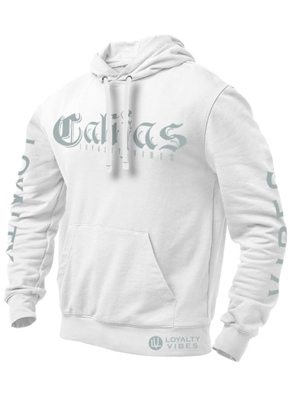 Califas Hoodie White Grey - Loyalty Vibes