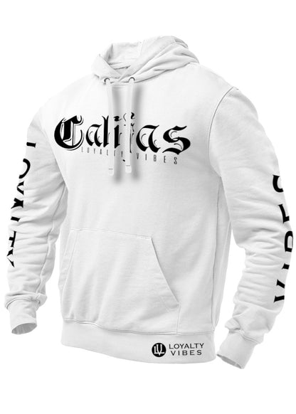 Califas Hoodie White - Loyalty Vibes