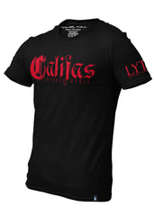 Loyalty Vibes Califas T-Shirt Black/Red - Loyalty Vibes