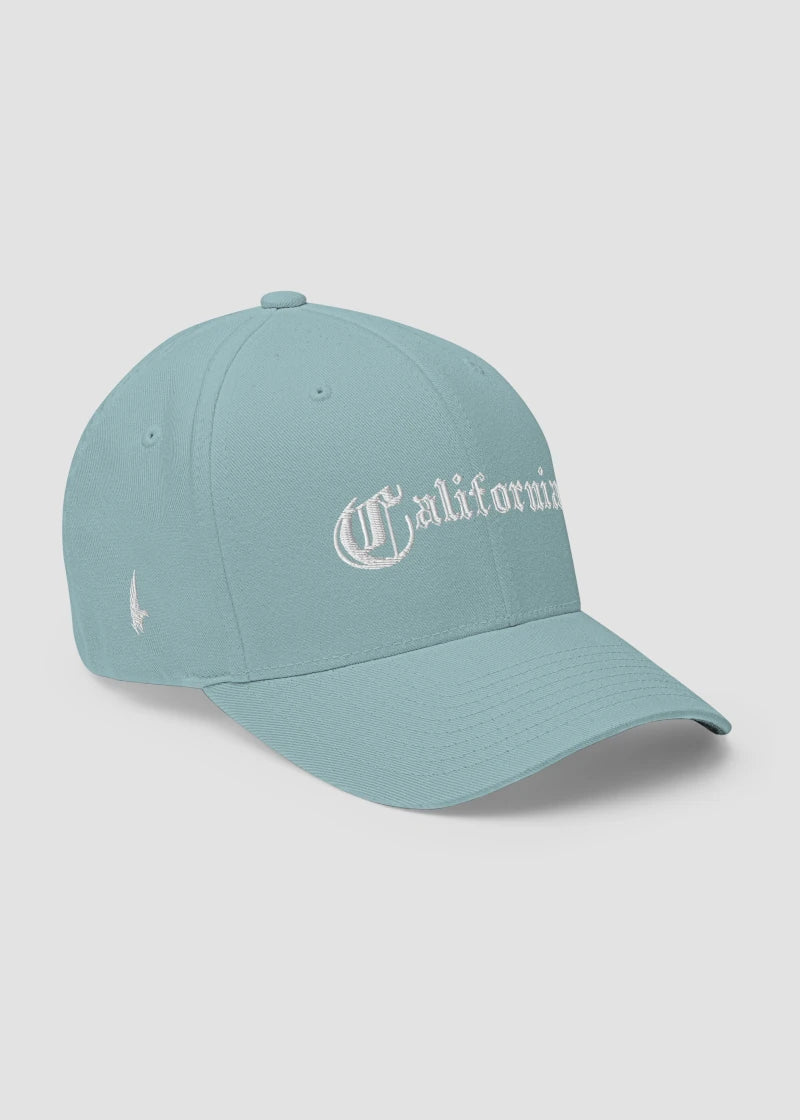 California OG Fitted Hat Baby Blue - Loyalty Vibes