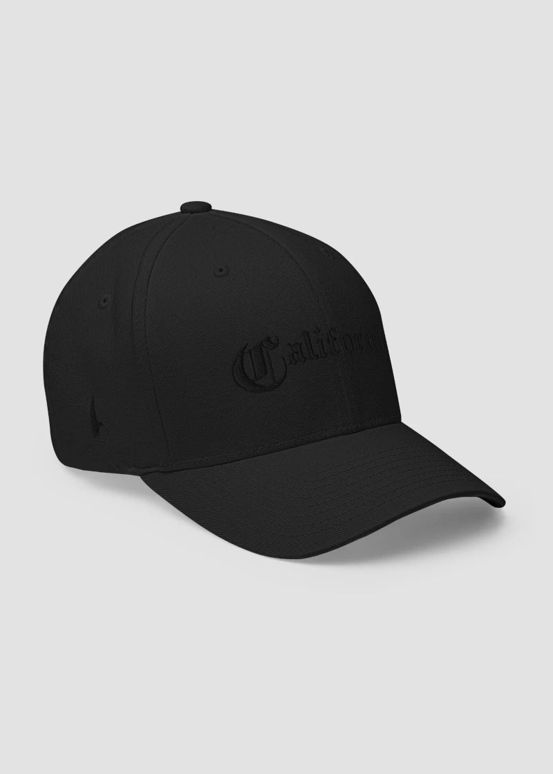 California OG Fitted Hat Blackout - Loyalty Vibes