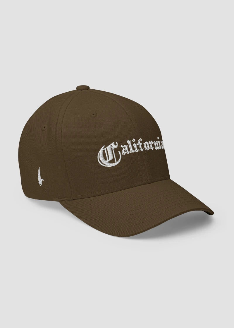 California OG Fitted Hat Brown - Loyalty Vibes