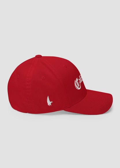 California OG Fitted Hat Red - Right - Loyalty Vibes