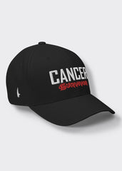 Cancer Survivor Tattoo Fitted Hat Black - Loyalty Vibes
