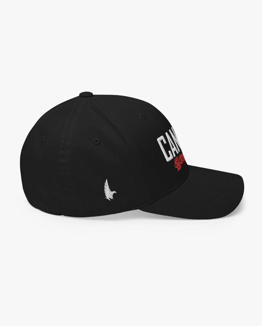 Loyalty Vibes Cancer Survivor Tattoo Fitted Hat Loyalty Vibes