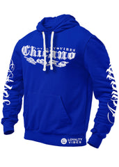 Loyalty Vibes Chicano Boss Hoodie - Blue - Loyalty Vibes