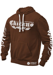 Chicano Boss Graphic Hoodie Brown - Loyalty Vibes