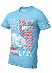 City Of Love Streetwear T-Shirt Baby Blue - Loyalty Vibes