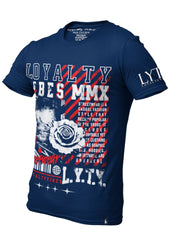 City Of Love Streetwear T-Shirt Navy Blue - Loyalty Vibes