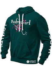 Classic BabyGirl Graphic Hoodie Caribbean Green - Loyalty Vibes