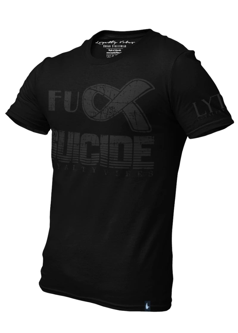 Loyalty Vibes Loyalty Vibes Classic Fk Suicide T-Shirt Black Black