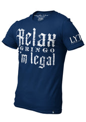 Classic Relax Gringo I'm Legal Tee Navy Blue - Loyalty Vibes