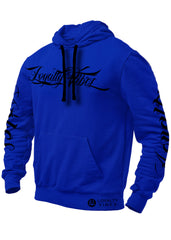 Collective Graphic Hoodie Blue Black - Loyalty Vibes
