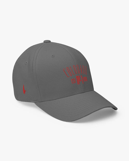 Colorado Fitted Hat Grey/Red Loyalty Vibes