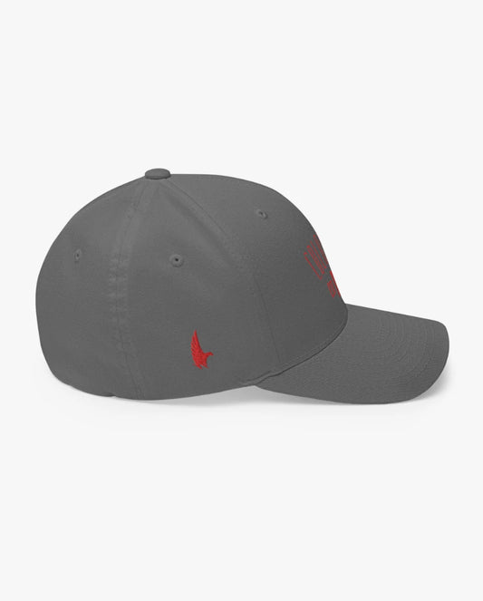 Colorado Fitted Hat Grey/Red Right Loyalty Vibes