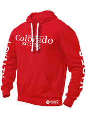 Loyalty Vibes Colorado Strong Hoodie - Red - Loyalty Vibes
